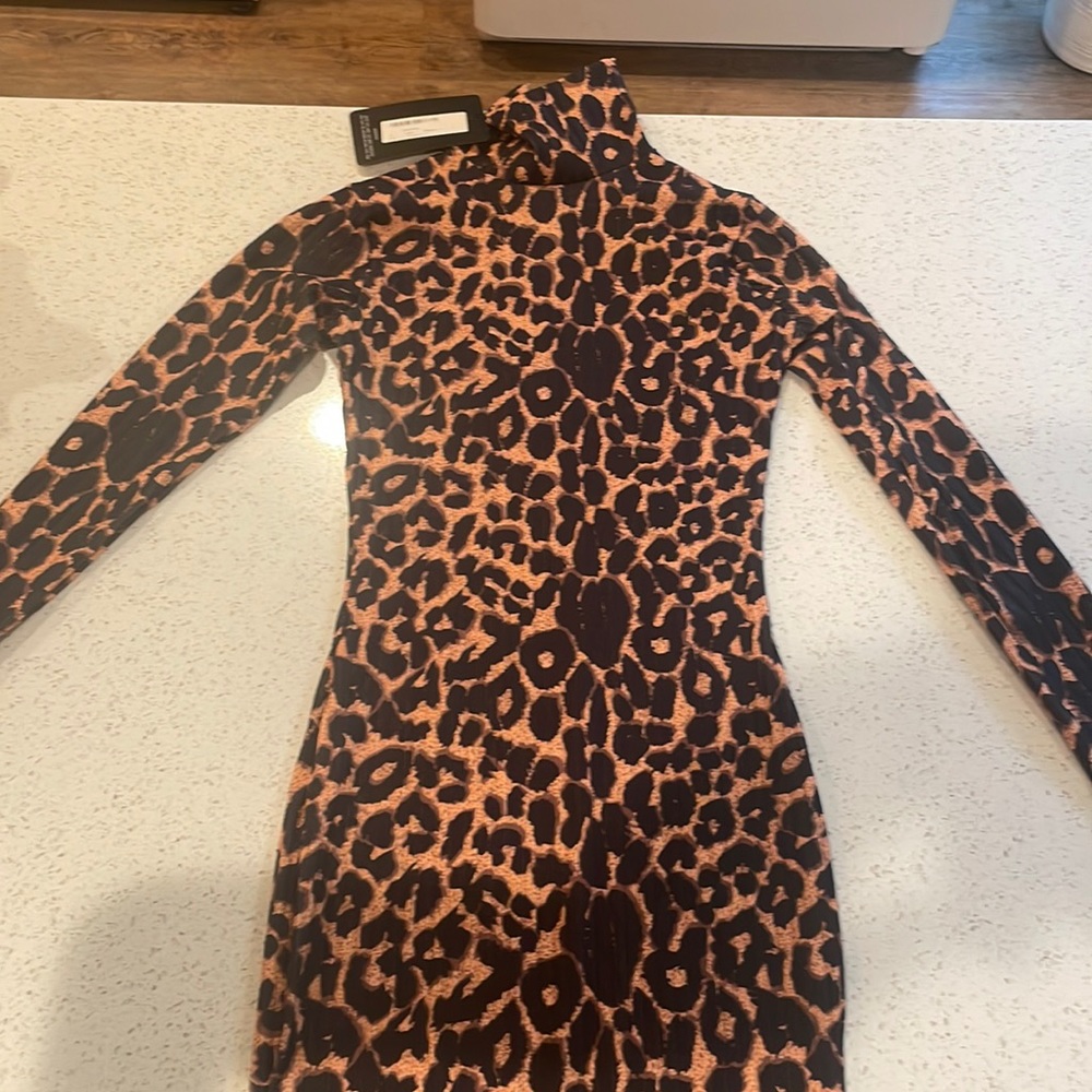 Pretty Little Things Leopard Print dress XS